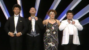 להקת נחליאלי בסיבה למסיבה. 1990