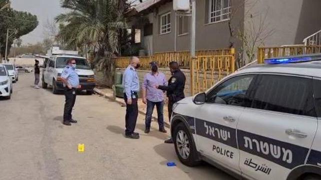 זירת הרצח בנתיבות - 23.3.2021
