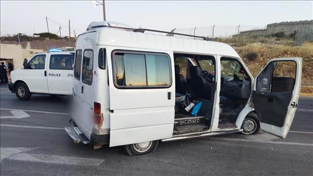 סיכול ניסיון פיגוע במעבר חיזמא, צילום: דוברות המשטרה