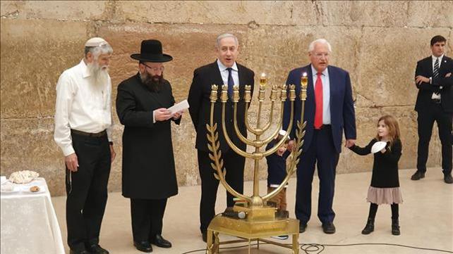 נתניהו בטקס הדלקת נר ראשון של חנוכה