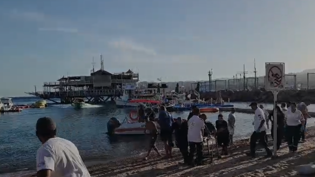 תאונה ימית בין שתי סירות באילת 
