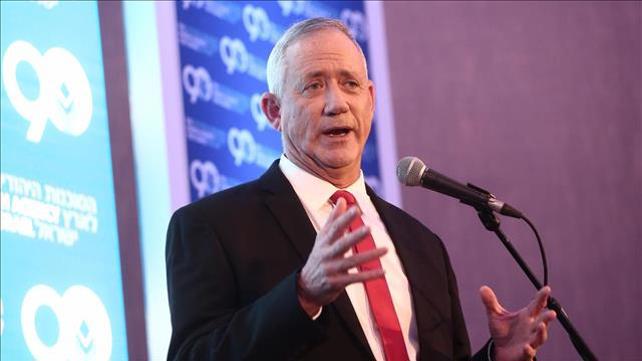 יו"ר כחול לבן בני גנץ בכינוס חבר הנאמנים של הסוכנות היהודית בירושלים, 29.10.19