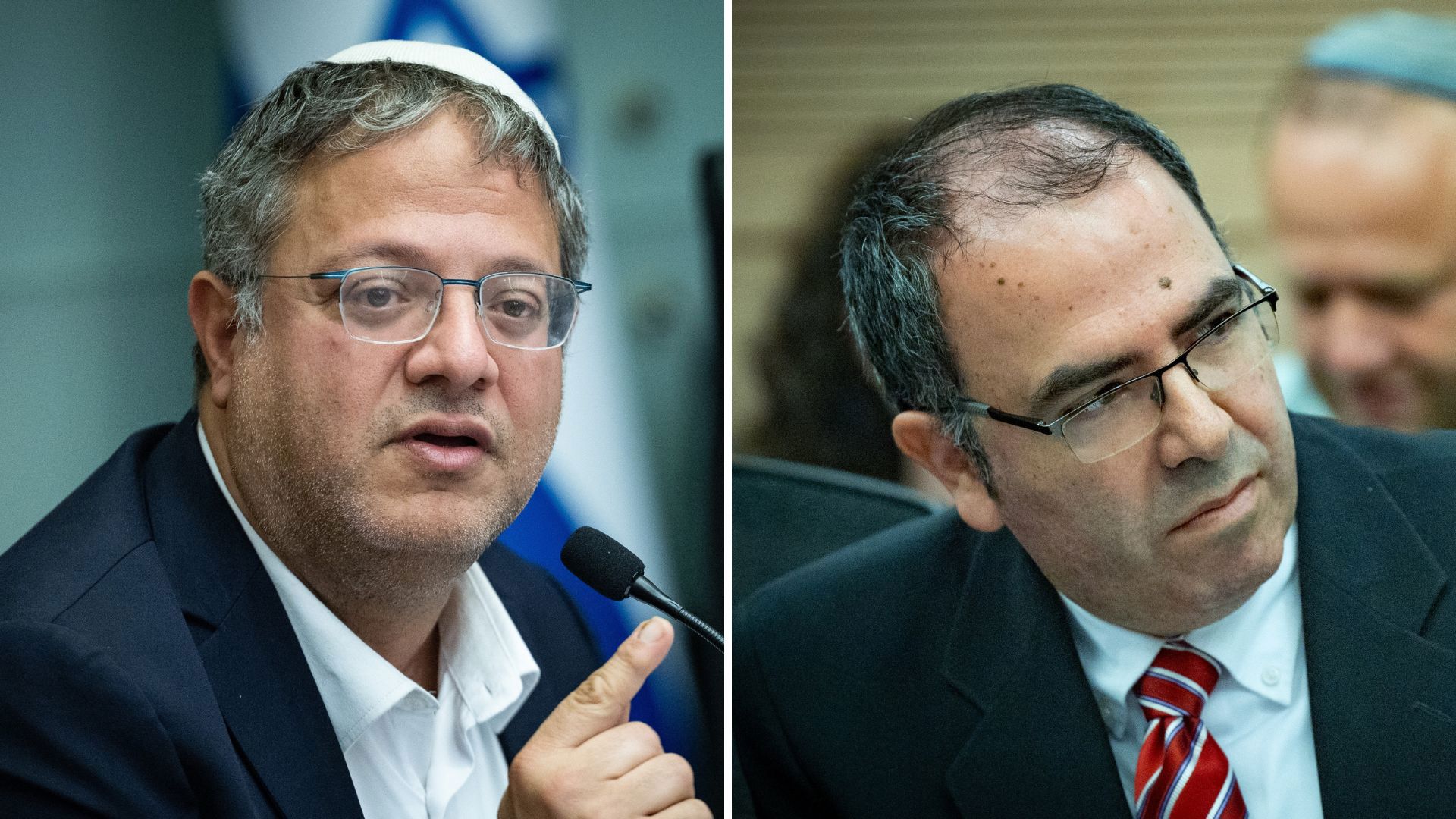 המשנה ליועמ"שית גיל לימון והשר איתמר בן גביר