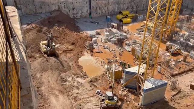 הצפה עזריאלי איילון בולען