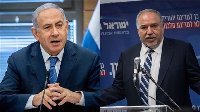 בנימין נתניהו ואביגדור ליברמן