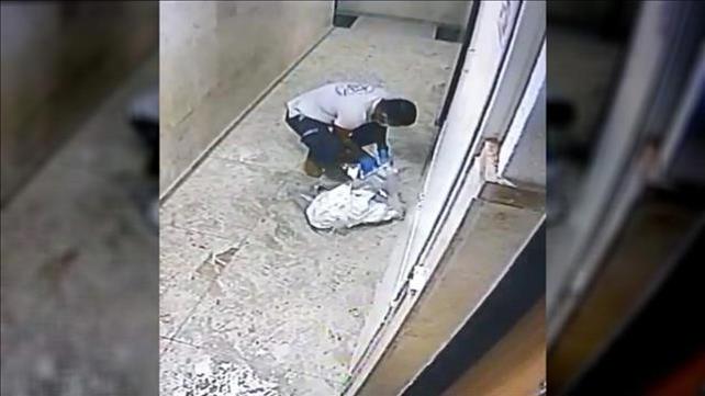 תיעוד עובד מד"א יורק על תמונה של ישו 16.11.10