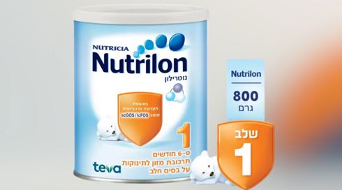 משרד הבריאות: חברת טבע קוראת להחזרת הפורמולה לתינוקות נוטרילון - בעקבות הודעת היצרן באירופה