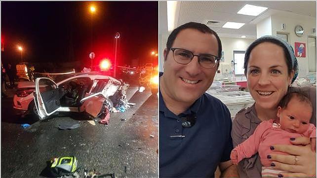ציפורה רימל ובתה התינוקת נעם רחל שנהרגו בתאונת דרכים