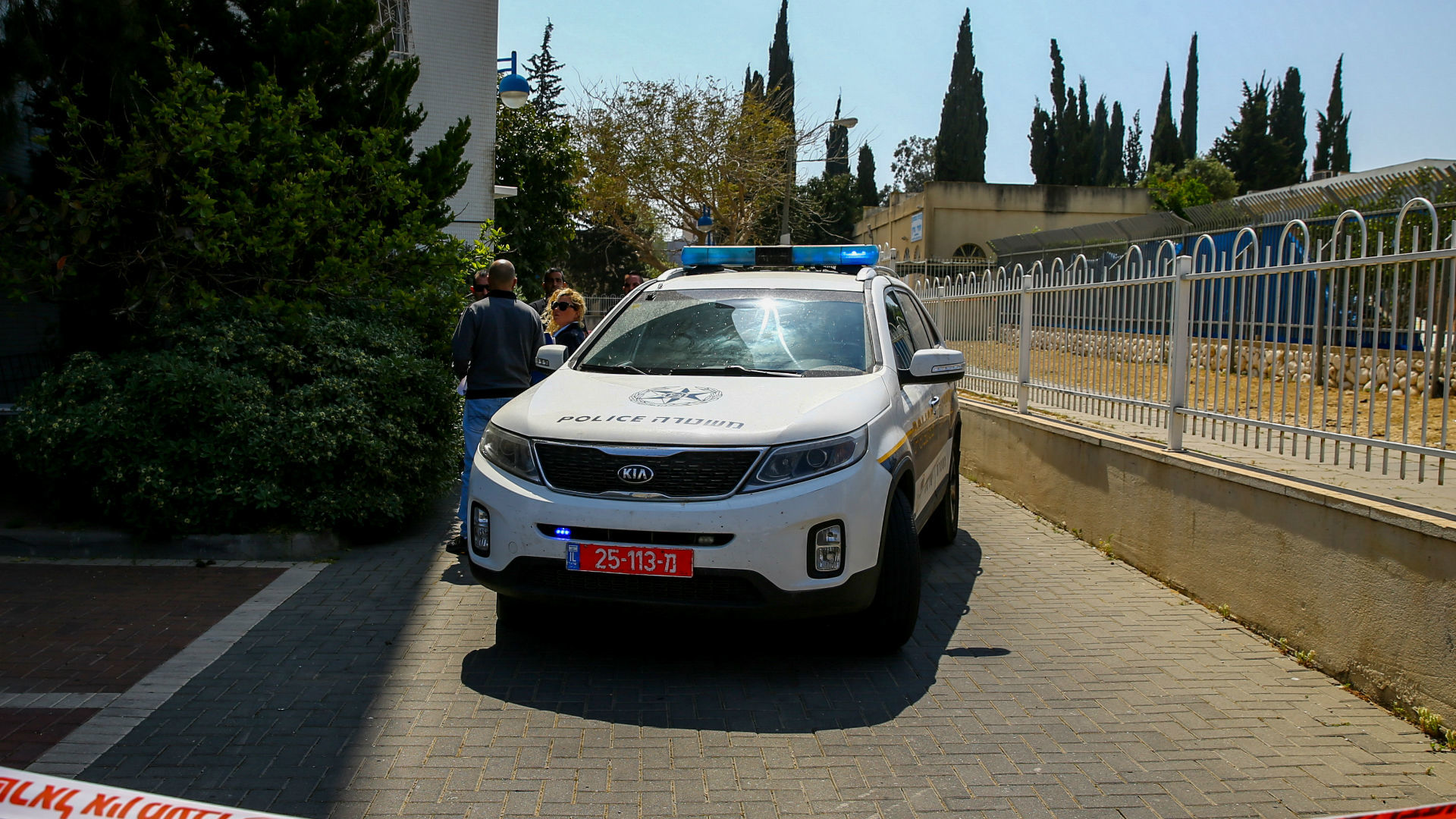 ניידת משטרה (צילום: פלאש 90)