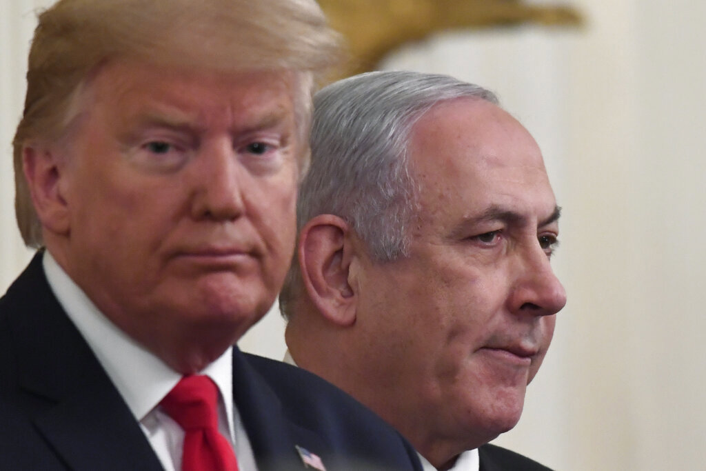 בנימין נתניהו ודונלד טראמפ
