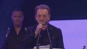 בונו בטקס פרסי "אייבור נובלו" בלונדון, הלילה