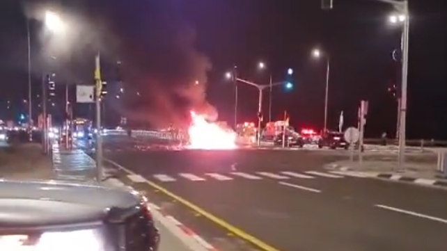 פיצוץ רכב ליד אור הנר שבעוטף עזה