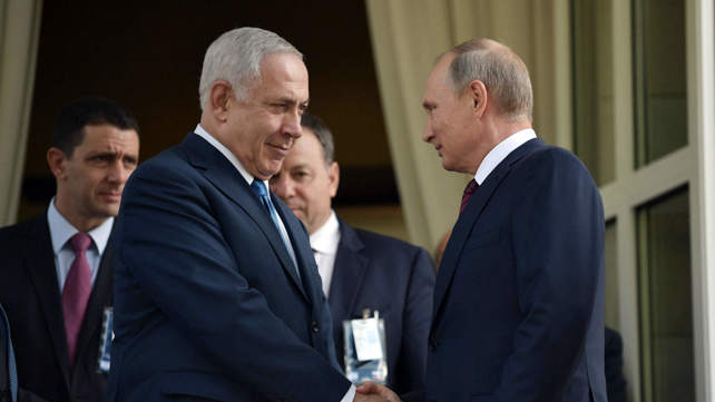 בנימין נתניהו וולדימיר פוטין