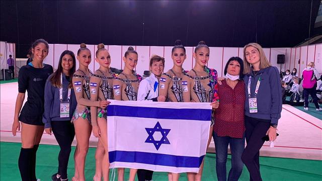 נבחרת ישראל בהתעמלות אומנותית אחרי הזכייה באליפות אירופה