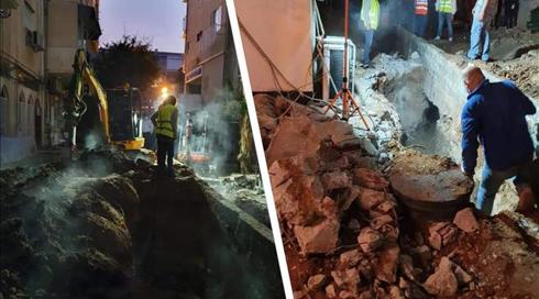 נפתרה התעלומה? עיריית תל אביב יפו: "המים הרותחים שעלו מהבור - פגיעה בתשתית חשמל תת קרקעית"