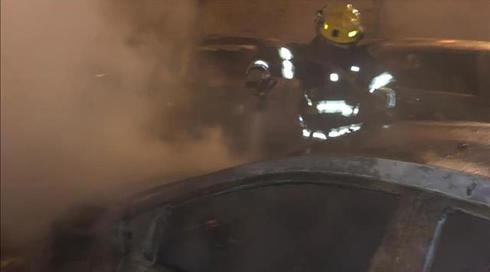 שריפה פרצה בבסיס מג"ב בעטרות מזריקת בקת"בים