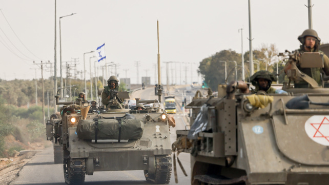 חייל צה"ל נעים דרומה