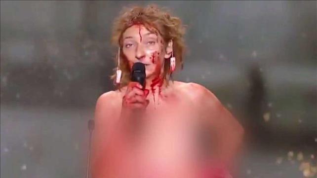 מפגן יוצא דופן בטקס הענקת פרסים בצרפת