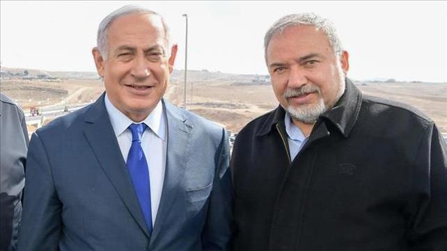 בנימין נתניהו ואביגדור ליברמן