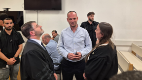 אלי פלדשטיין בבית המשפט, אפריל 2025
