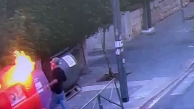 החשוד בהצתה ברחביה, סמוך למעון ראש הממשלה