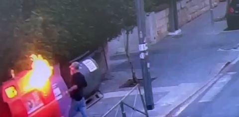 החשוד בהצתה ברחביה, סמוך למעון ראש הממשלה