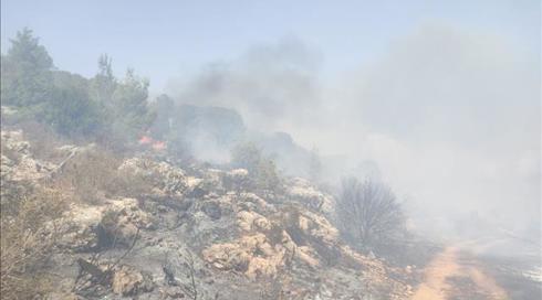 שריפה פרצה באזור התעשייה ליד ביתר עילית