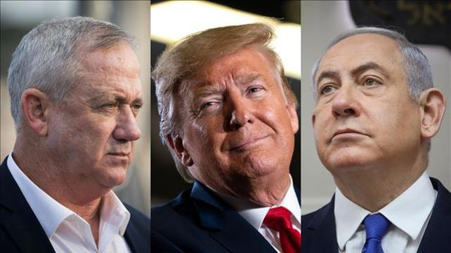 נתניהו, טראמפ, גנץ, ארכיון