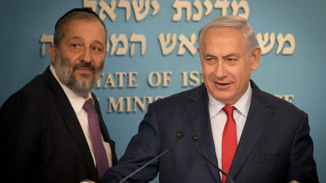 נתניהו ודרעי במשרד רה"מ בירושלים, בשנה שעברה