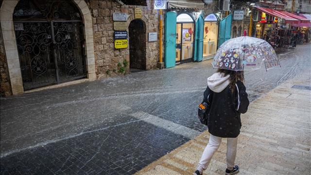 גשם ירושלים מזג אוויר