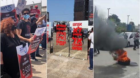 "גורמים לאנשים להגיע לפת לחם": מאות עצמאים מפגינים בתל אביב ובירושלים