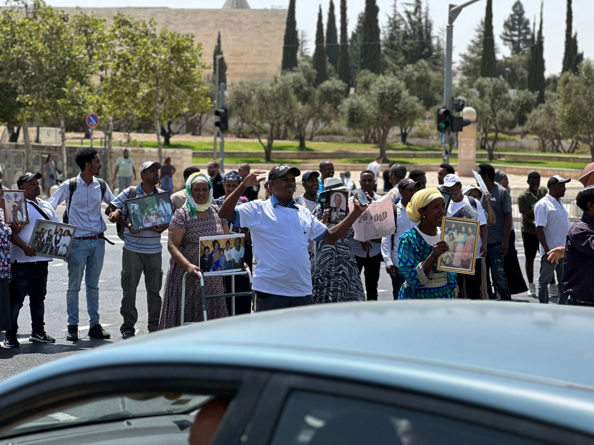 הפגנת יוצאי אתיופיה בירושלים