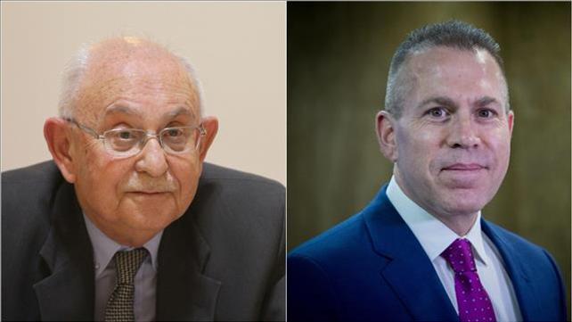 השופט אליעזר גולדברג והשר גלעד ארדן