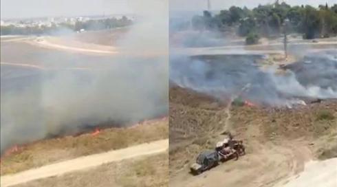 "עם הבריזה מגיעים הבלונים": עובדי קק"ל הפכו בימים אלה לכבאים