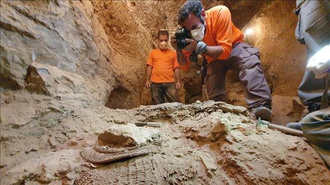 מבצע חפירות של רשות העתיקות במדבר יהודה. 16.03.21