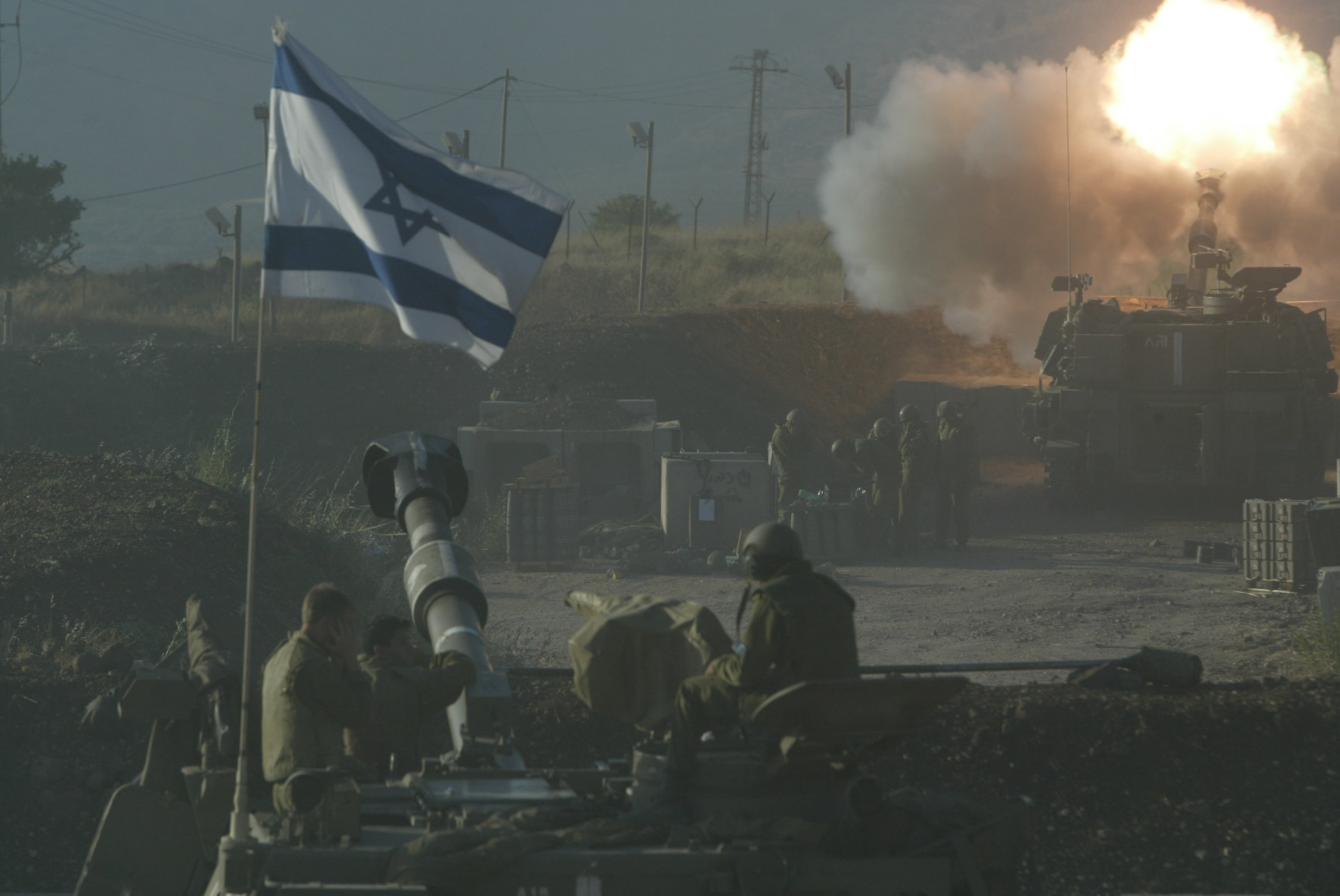חיילי צה"ל סמוך לגבול במלחמת לבנון השנייה, 21 ביולי 2006