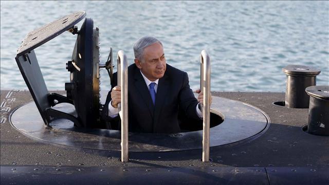 נתניהו בחניכת הצוללת אח"י רהב, 12.01.16