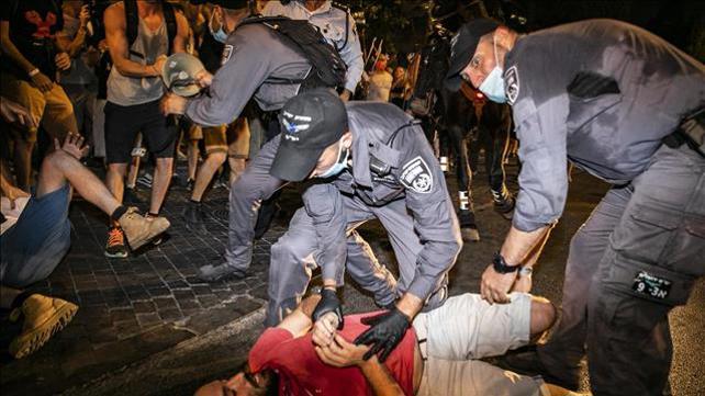 המחאה נגד ראש הממשלה בנימין נתניהו בירושלים 22.08.20