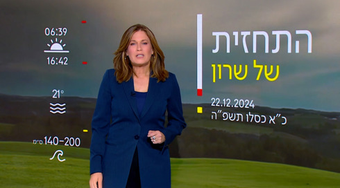 התחזית 22.12.24 | גשמים מקומיים וסופות רעמים