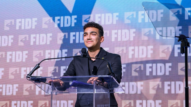 שורד השבי עידן אלכסנדר באירוע של FIDF בארה"ב
