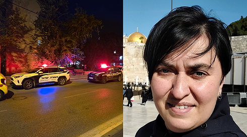 יאנה זיקובה וזירת הרצח בה נדקרה למוות