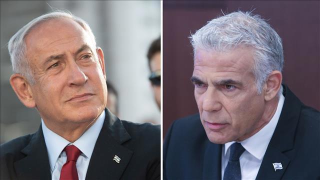 יאיר לפיד בנימין נתניהו 