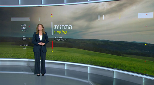ירידה קלה בטמפרטורות | תחזית 26.01.24