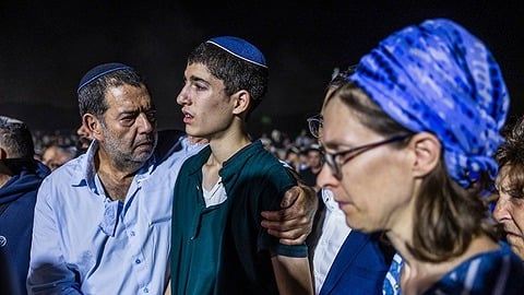 הלוויית נתנאל שקרון שנרצח בפיגוע בבנימין