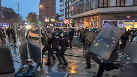 סוף שבוע אלים נוסף באירופה: הפרעות בצרפת התחדשו - והתפשטו גם לספרד