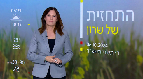 התחזית 06.10.24 | ירידה בטמפרטורות - בבוקר ייתכן טפטוף