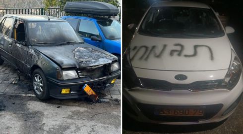 "תג מחיר", "נקמה": כלי רכב הושחתו והוצתו בכפר סמוך לירושלים