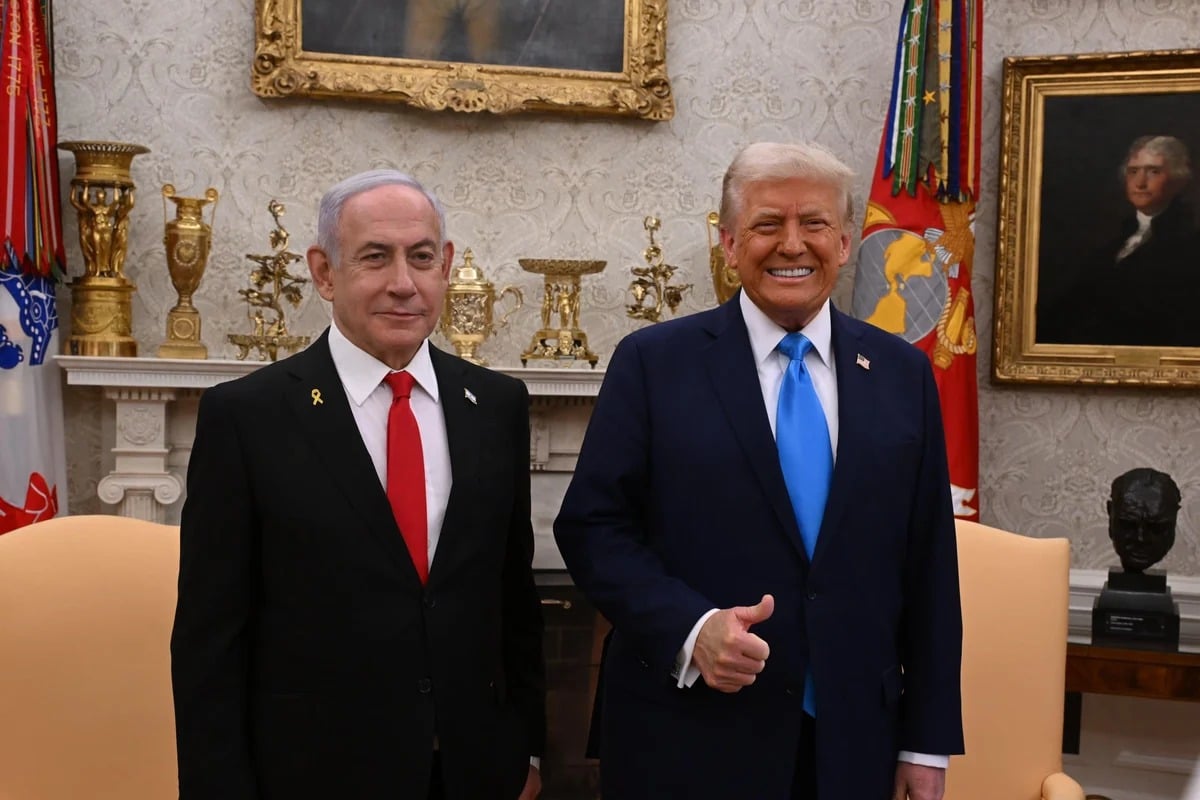 ראש הממשלה בנימין נתניהו ונשיא ארצות הברית דונלד טראמפ