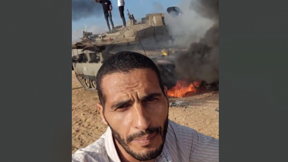 העיתונאי העזתי חסן אסליח ב-7 באוקטובר