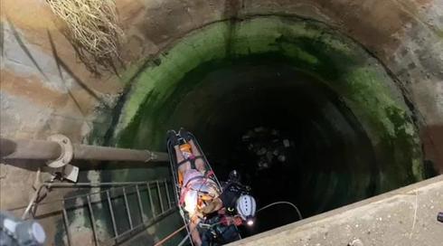 בת 3 ואביה חולצו מבאר בעומק 15 מטרים באזור פרדס חנה